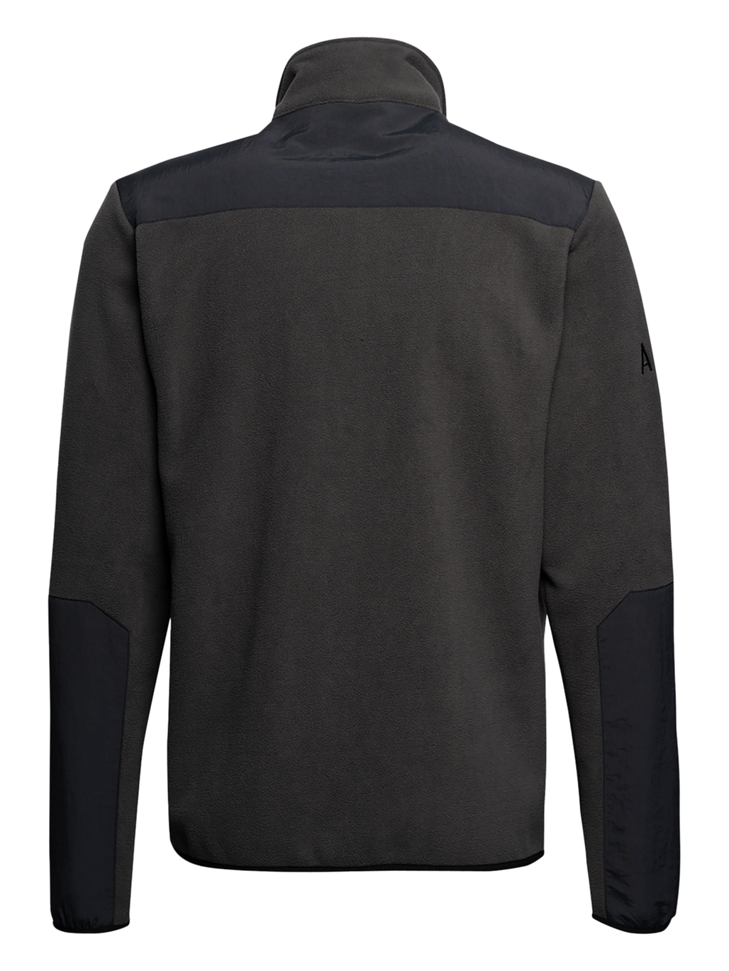 HALO BLOCKED ZIP FLEECE, RAVEN, packshot