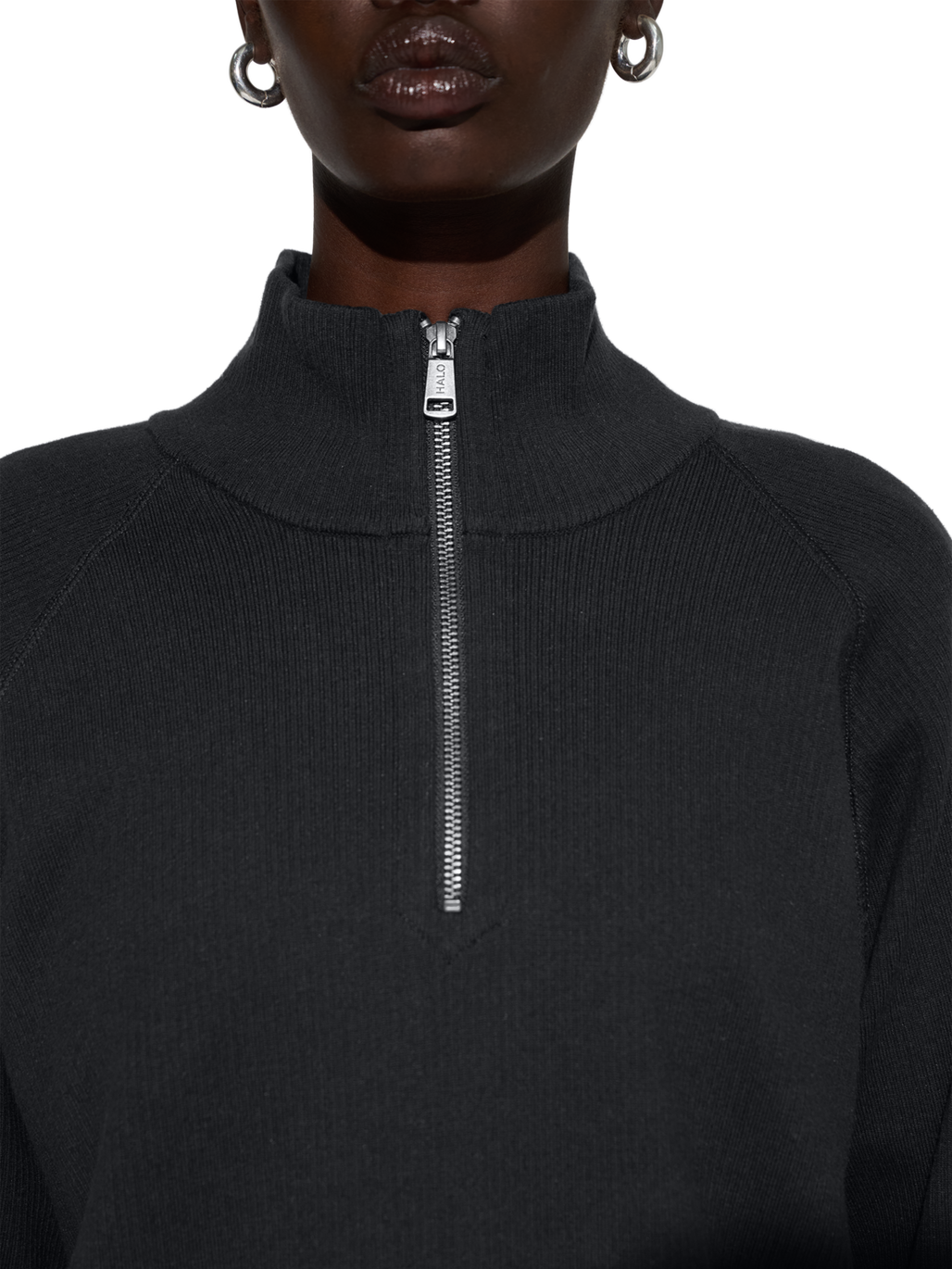 HALO INFANTRY HALF ZIP, BLACK, model
