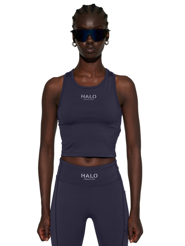 HALO WOMEN TRAINING TOP, DEEP WELL/DEEP WELL, model