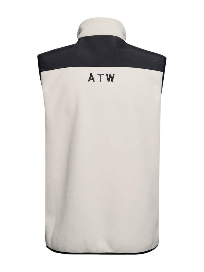 HALO BLOCKED FLEECE VEST, SILVER LINING HALO BLOCKED FLEECE VEST, SILVER LINING, packshot