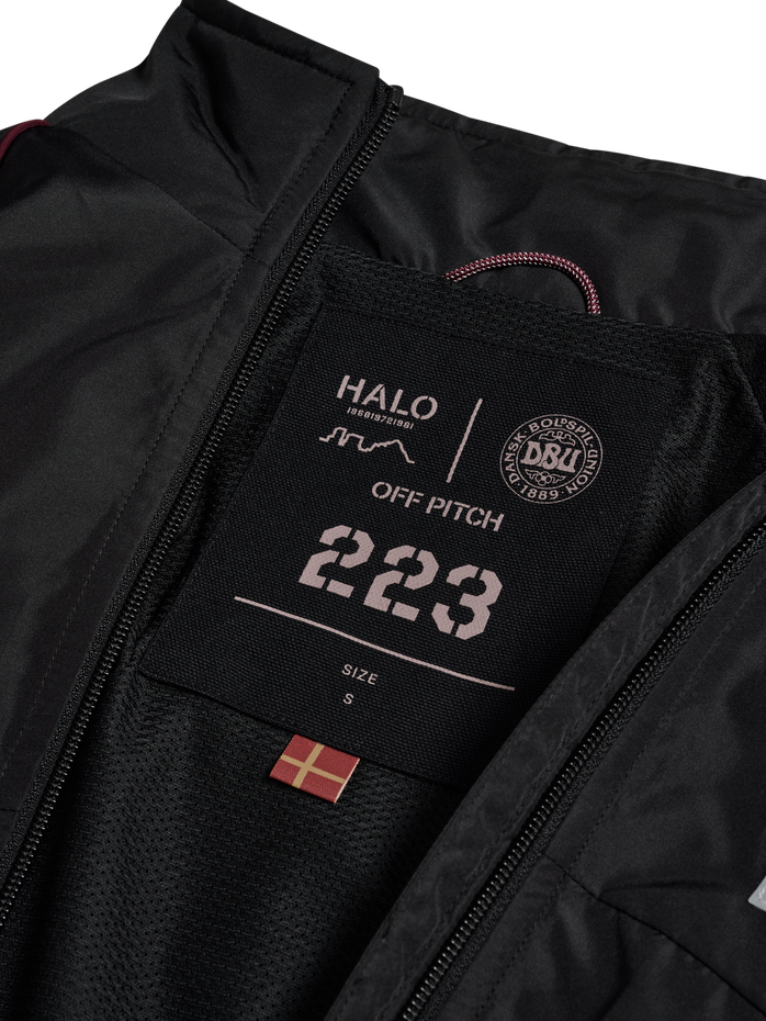 HALO DBU TRACKSUIT  JACKET, BLACK HALO DBU TRACKSUIT  JACKET, BLACK, packshot
