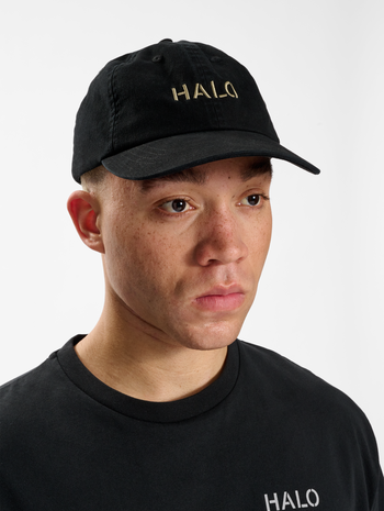 HALO COTTON CAP, BLACK, model