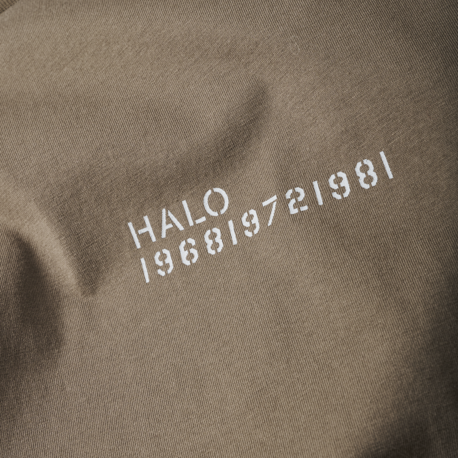 HALO COTTON TEE, MAJOR BROWN, packshot