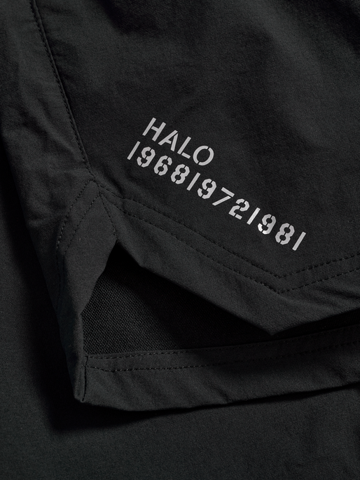 HALO SHORTS, BLACK, packshot