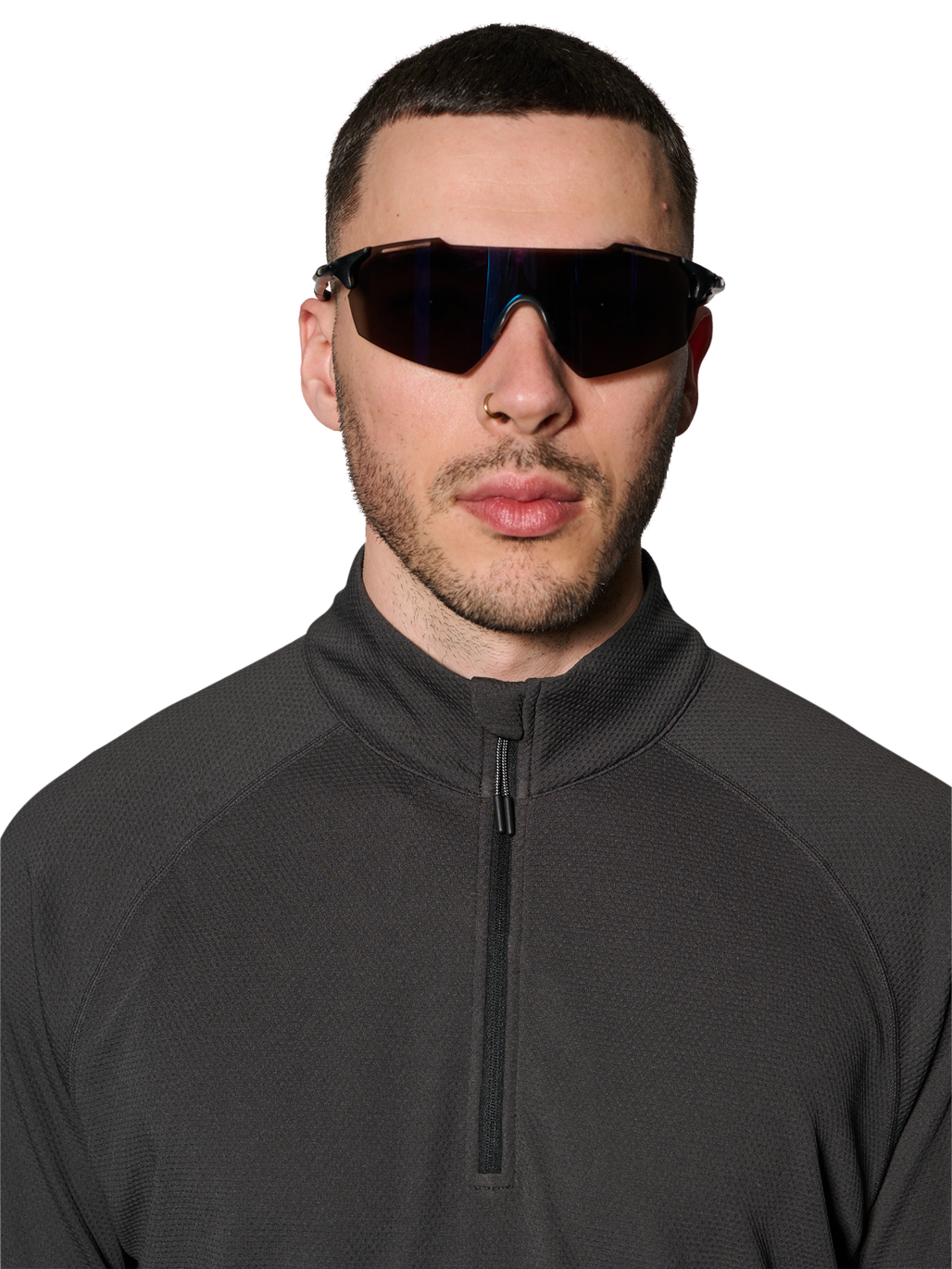 HALO SORONA HALF ZIP, RAVEN, model