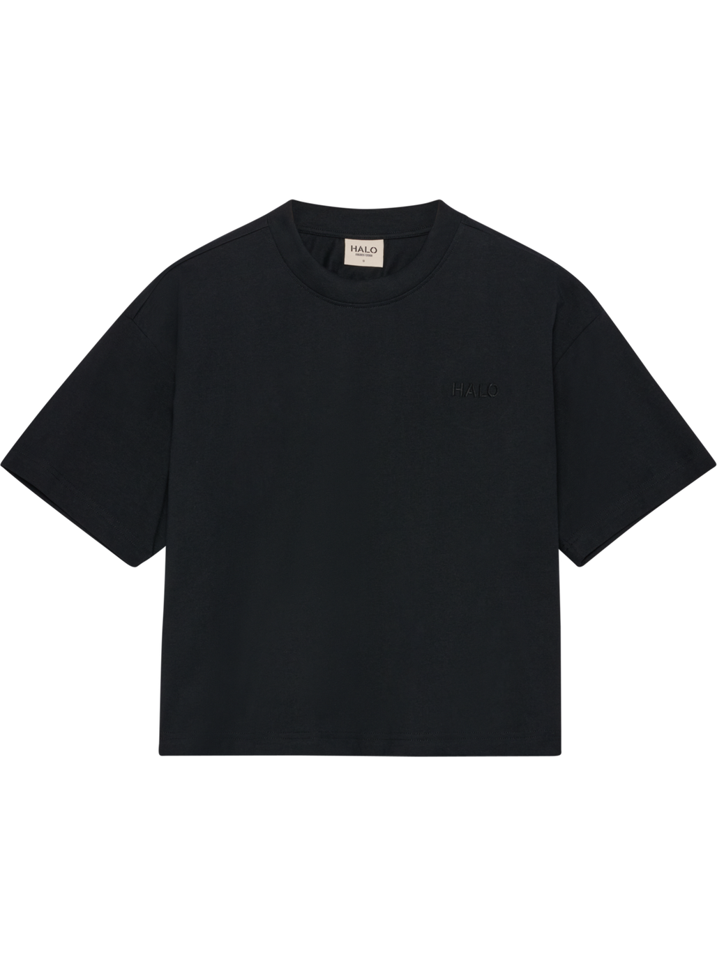 HALO WOMEN LOGO T-SHIRT, BLACK, packshot