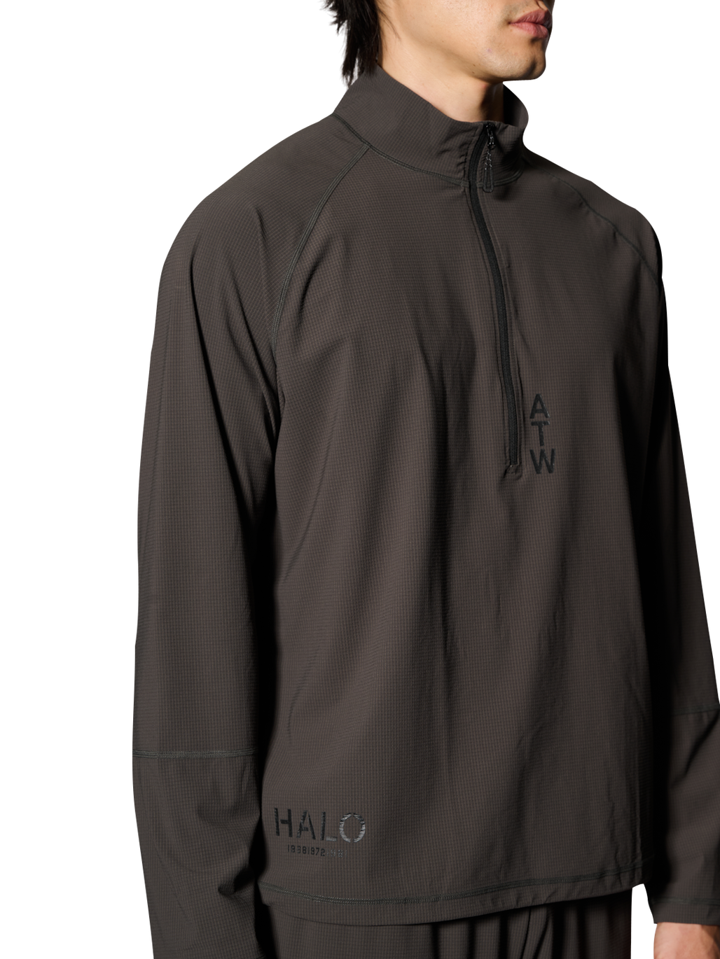 HALO AIRBORNE HALF ZIP, RAVEN, model