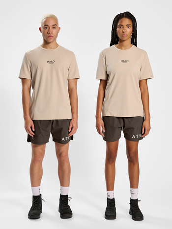 HALO SHORTS, MAJOR BROWN, model