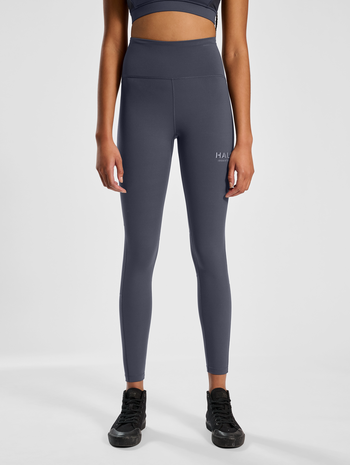 HALO WOMENS HIGHRISE TIGHTS, EBONY, model