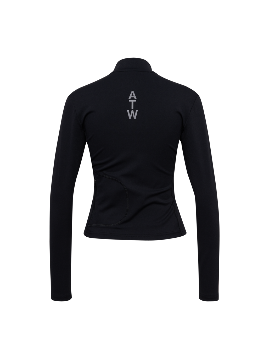 HALO WOMENS TRAINING ZIP SHIRT, BLACK, packshot