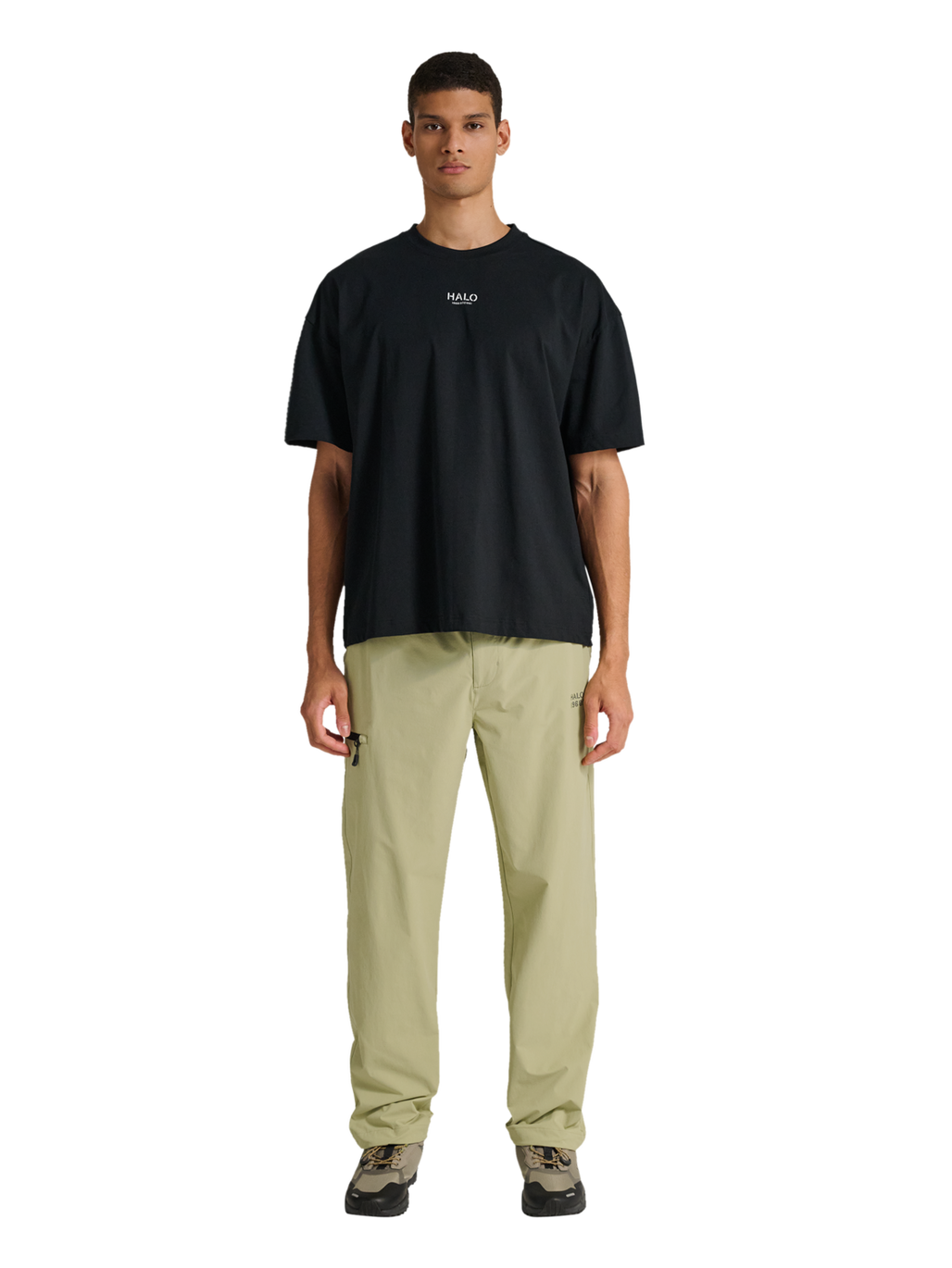 HALO TACTICAL PANTS, ELM, model