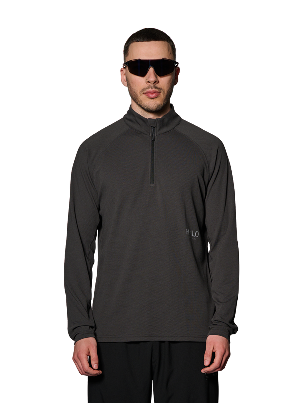 HALO SORONA HALF ZIP, RAVEN, model