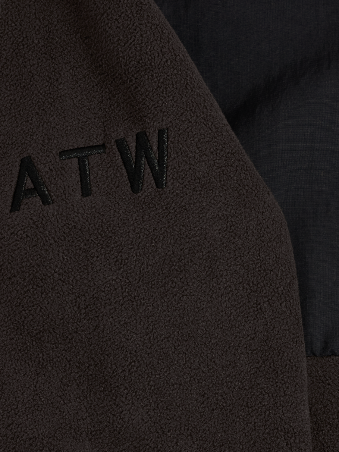 HALO BLOCKED ZIP FLEECE, CHOCOLATE TORTE, packshot