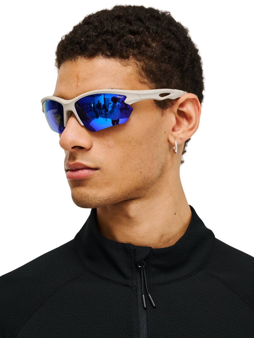 HALO X MESSY WEEKEND SUNGLASS NO 1, !BLUE HEAVEN, model
