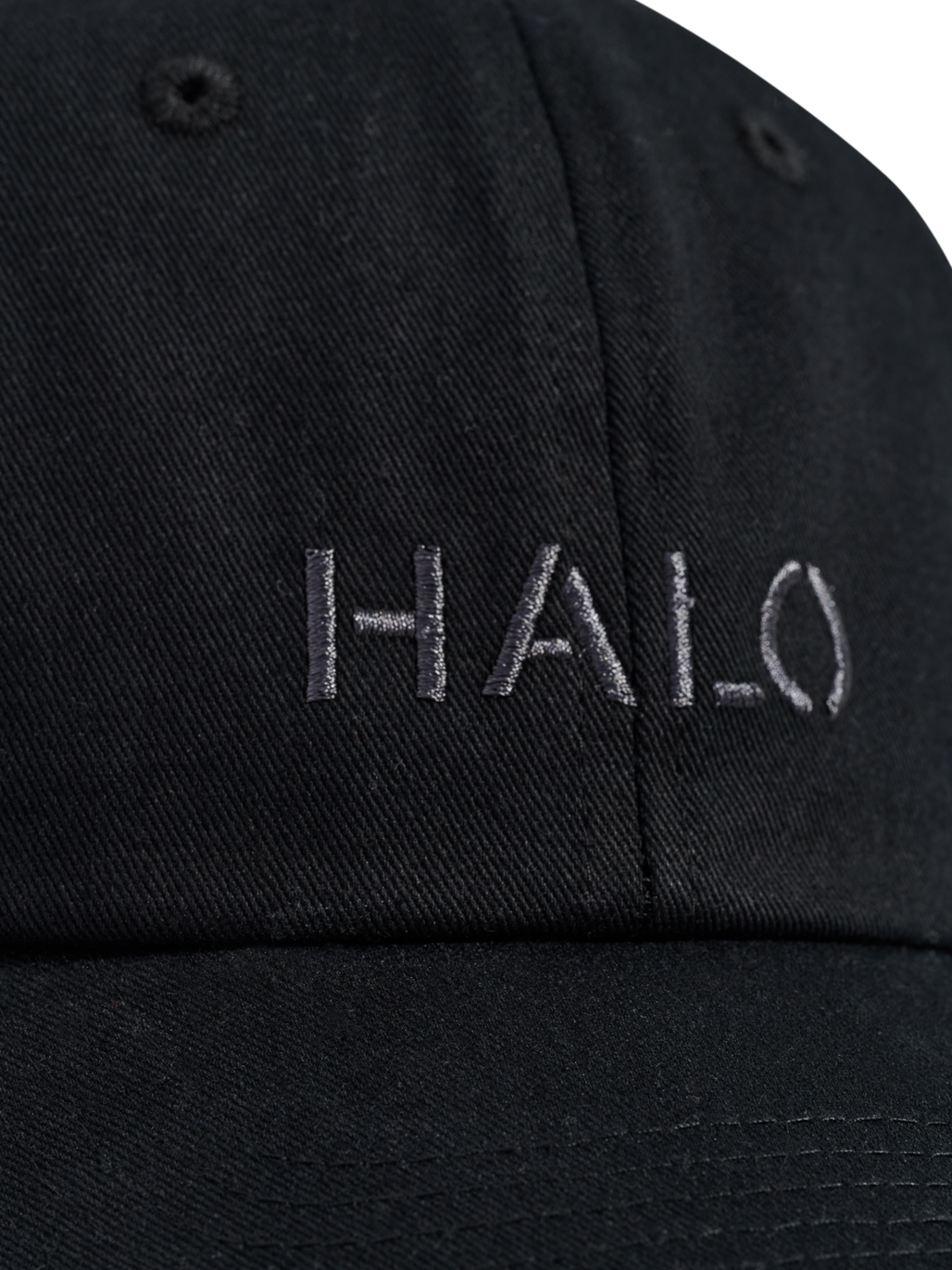 HALO COTTON CAP, BLACK, packshot