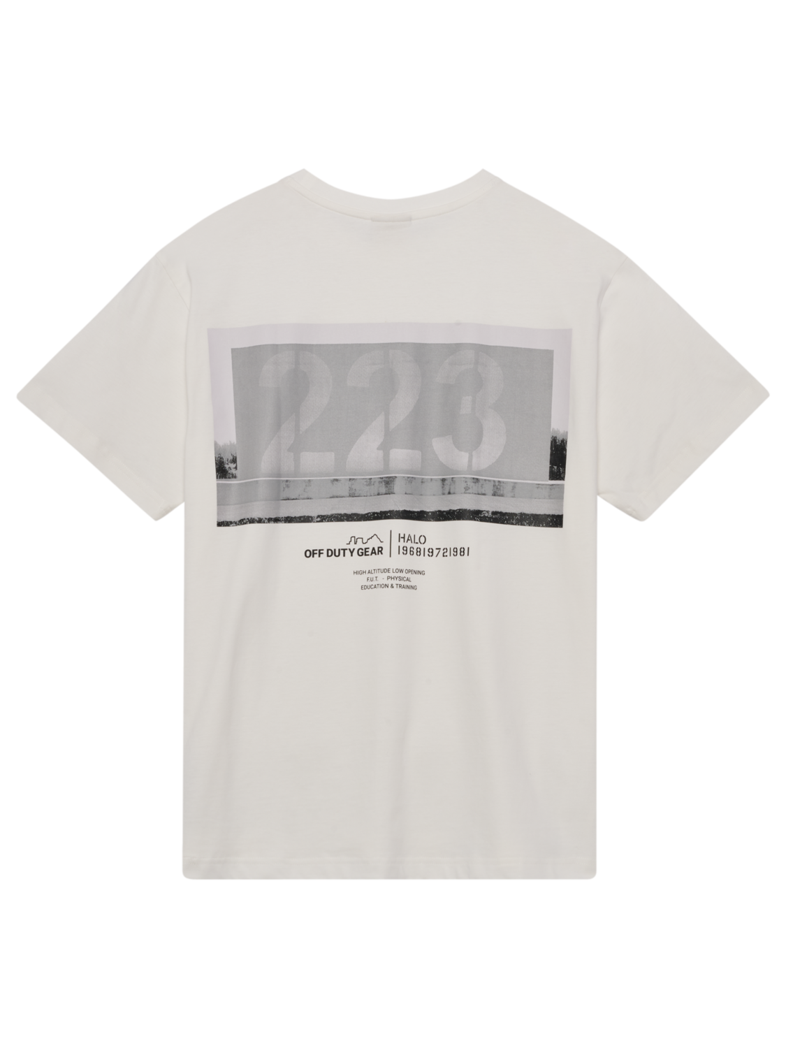 HALO GRAPHIC T-SHIRT, MARSHMALLOW/BLACK, packshot