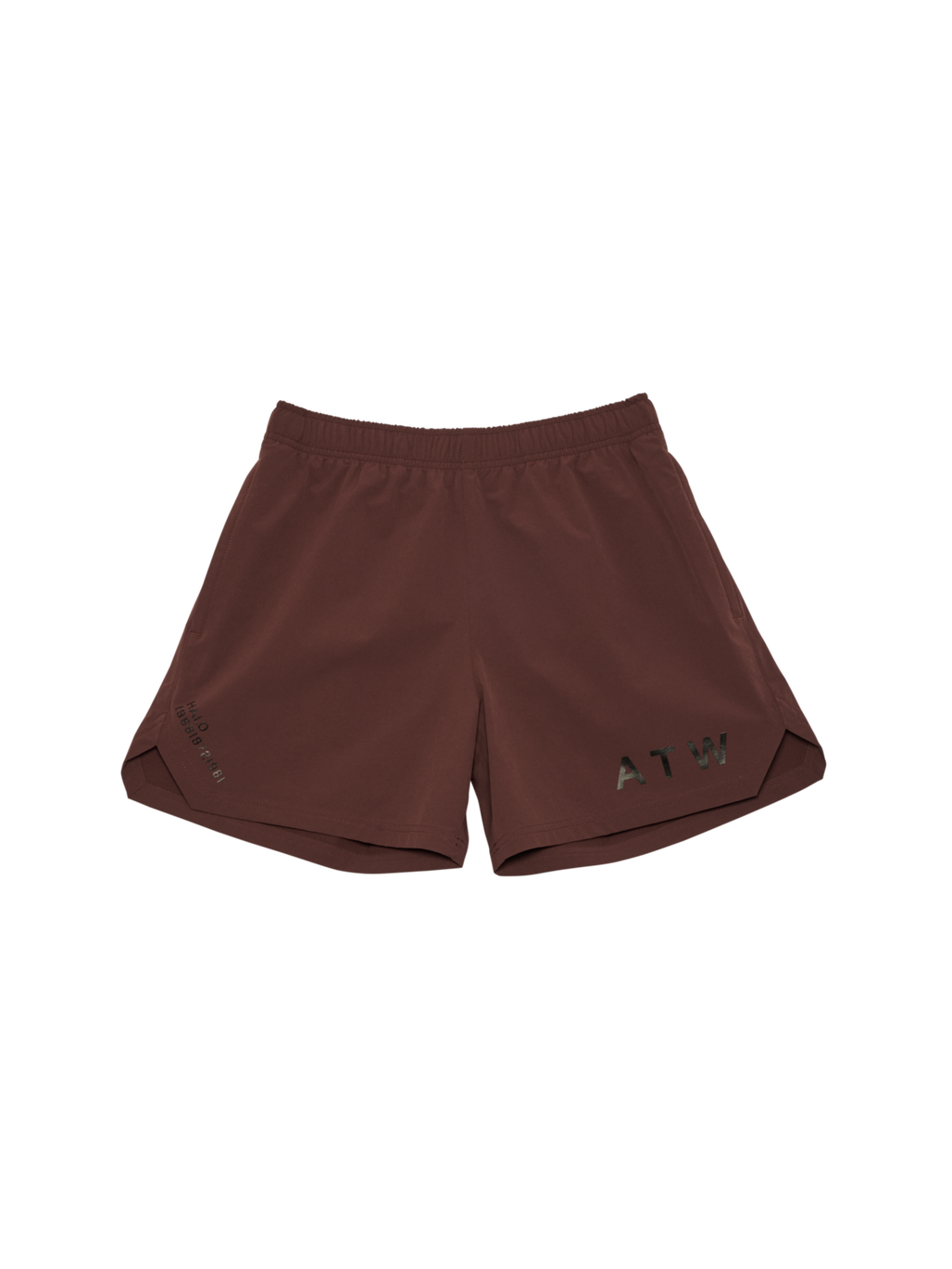 HALO SHORTS, BITTER CHOCOLATE, packshot