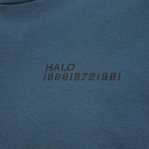 HALO COTTON CREW, WHITE/DRESS BLUE, packshot