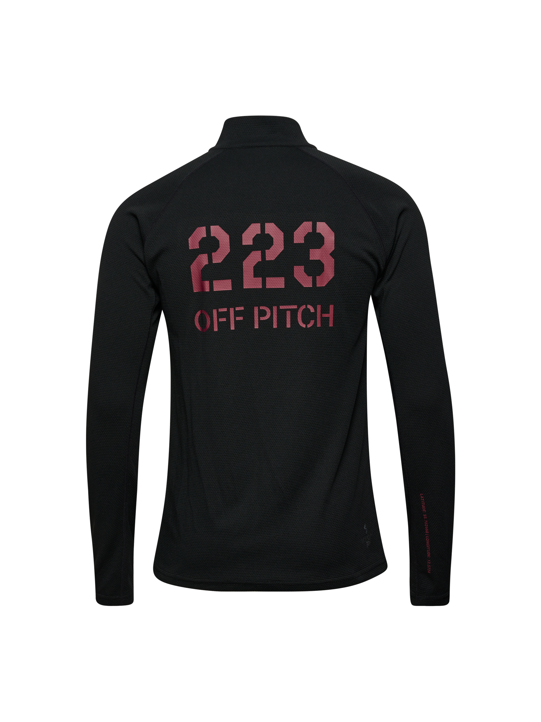 HALO DBU SORONA HALF ZIP, BLACK, packshot