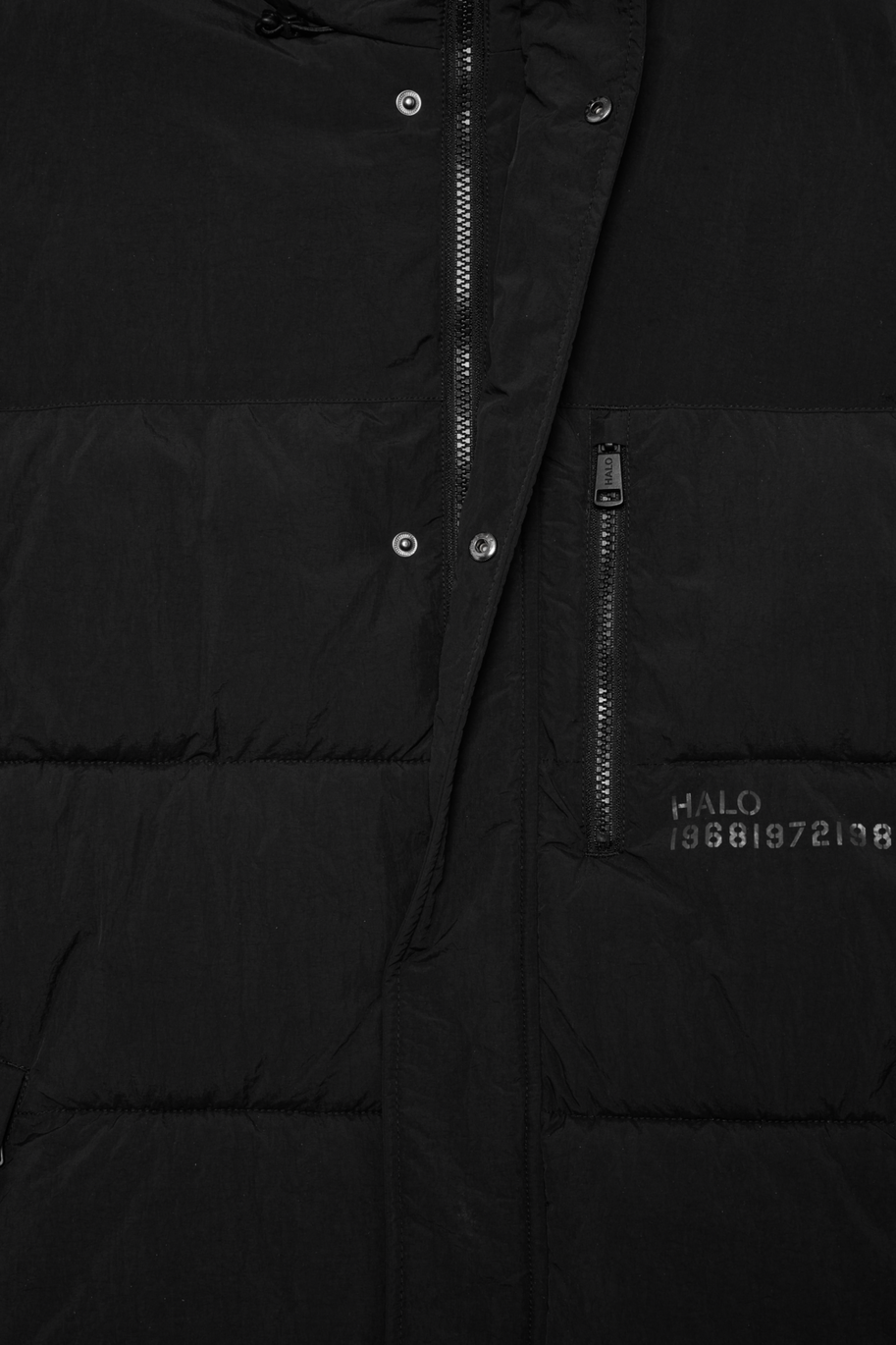 HALO MOUNTAIN DOWN JACKET, BLACK, packshot
