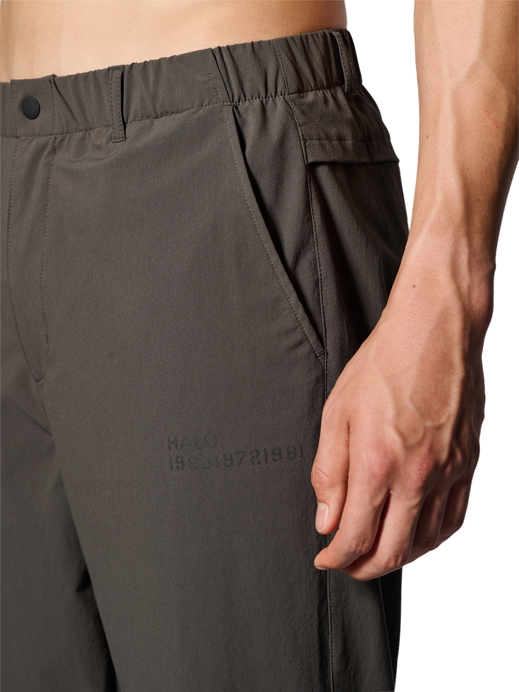HALO TACTICAL PANTS, RAVEN, model