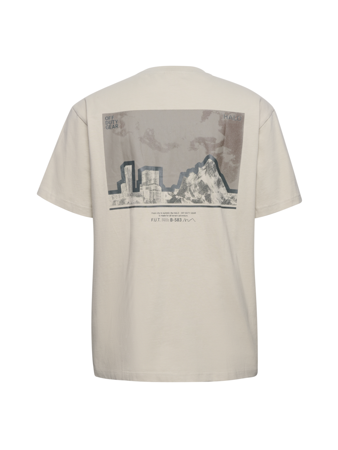 HALO GRAPHIC T-SHIRT 05, SILVER LINING, packshot