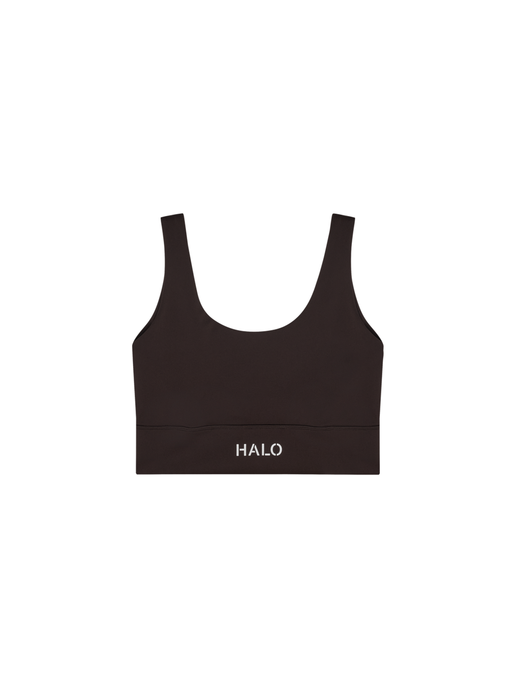 HALO WOMEN TRAINING BRA, CHOCOLATE TORTE, packshot