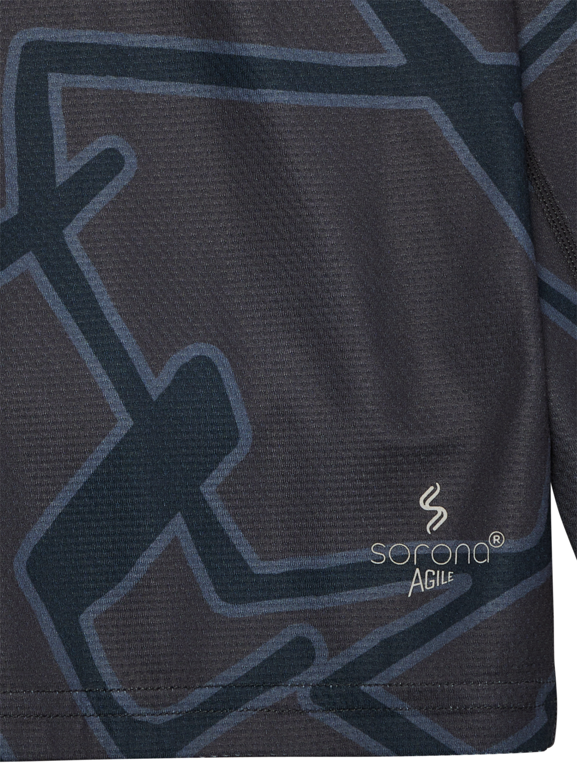 HALO SORONA HALF ZIP, TURBULENCE, packshot