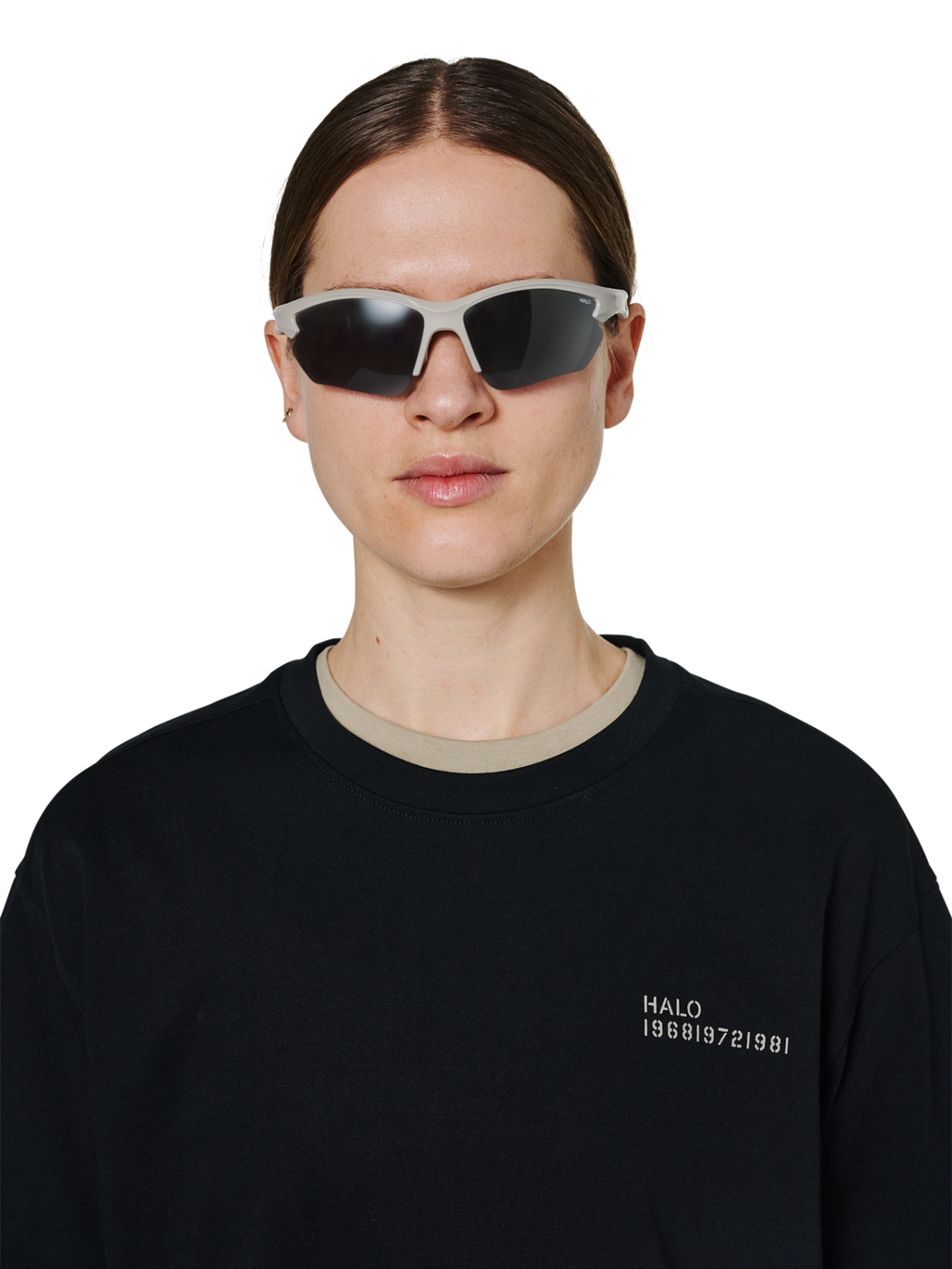 HALO X MESSY WEEKEND SUNGLASS NO 1, !BLACK IRIS, model