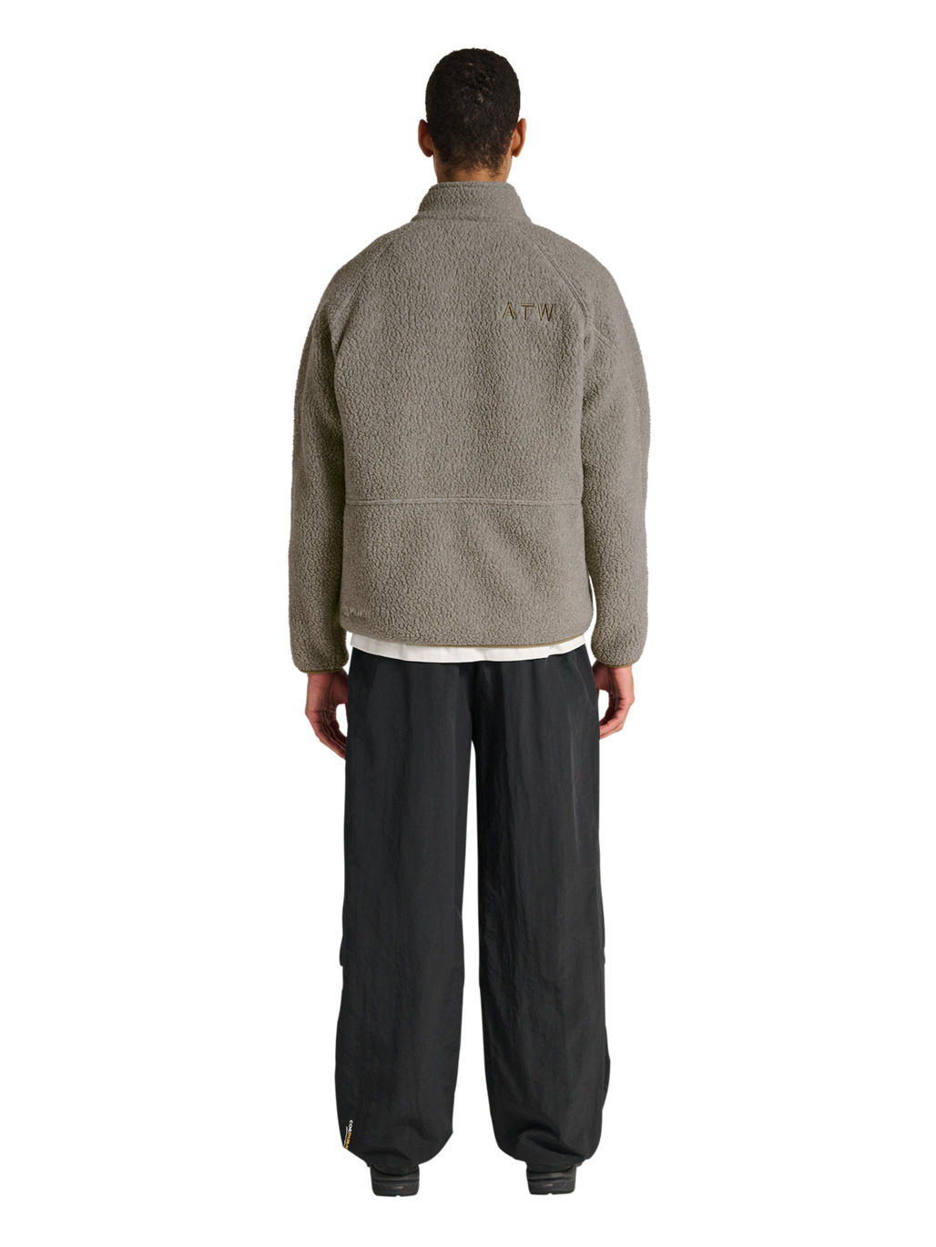 HALO MOVE POLARTEC FLEECE JACKET, TURTLEDOVE, model