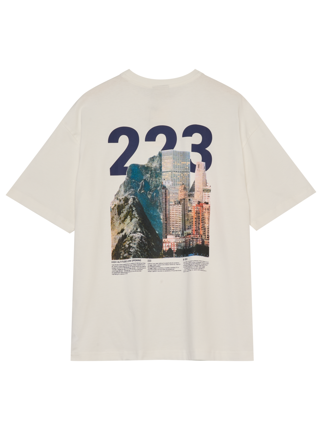 HALO GRAPHIC BOXY T-SHIRT, MARSHMALLOW/ASTRAL AURA, packshot