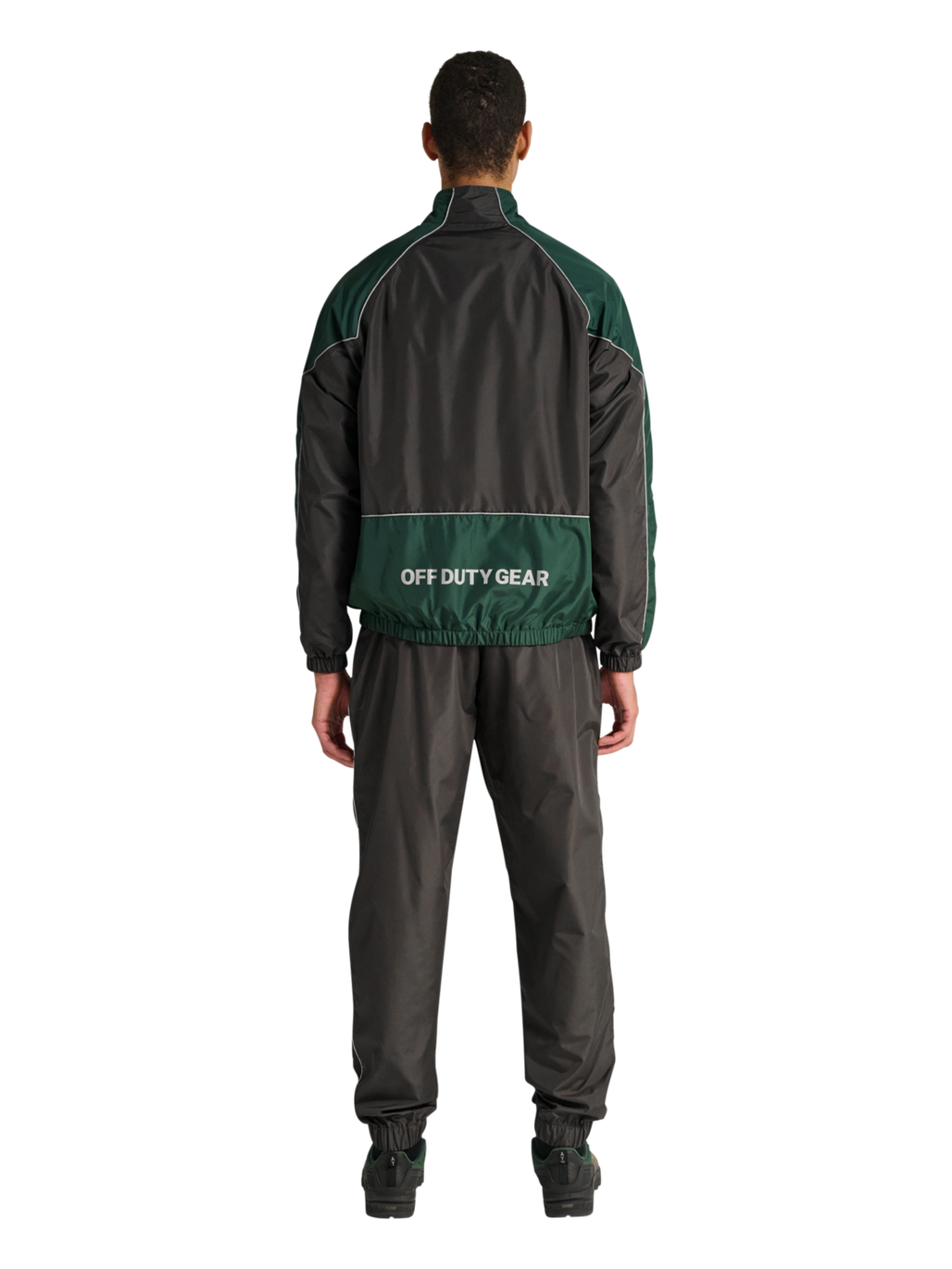 HALO STEEL TRACKSUIT JACKET, GARDEN TOPIARY, model