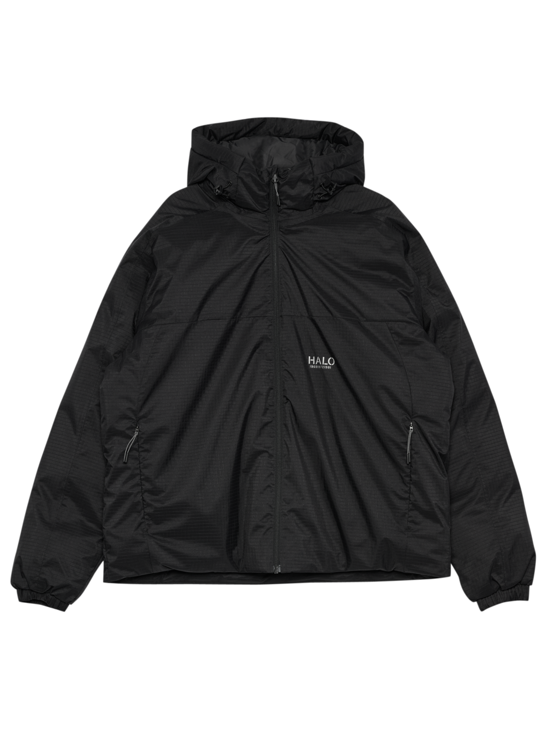 HALO RS DOWN JACKET, BLACK, packshot