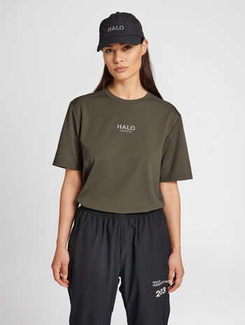 HALO TRAINING TEE, MAJOR BROWN, model