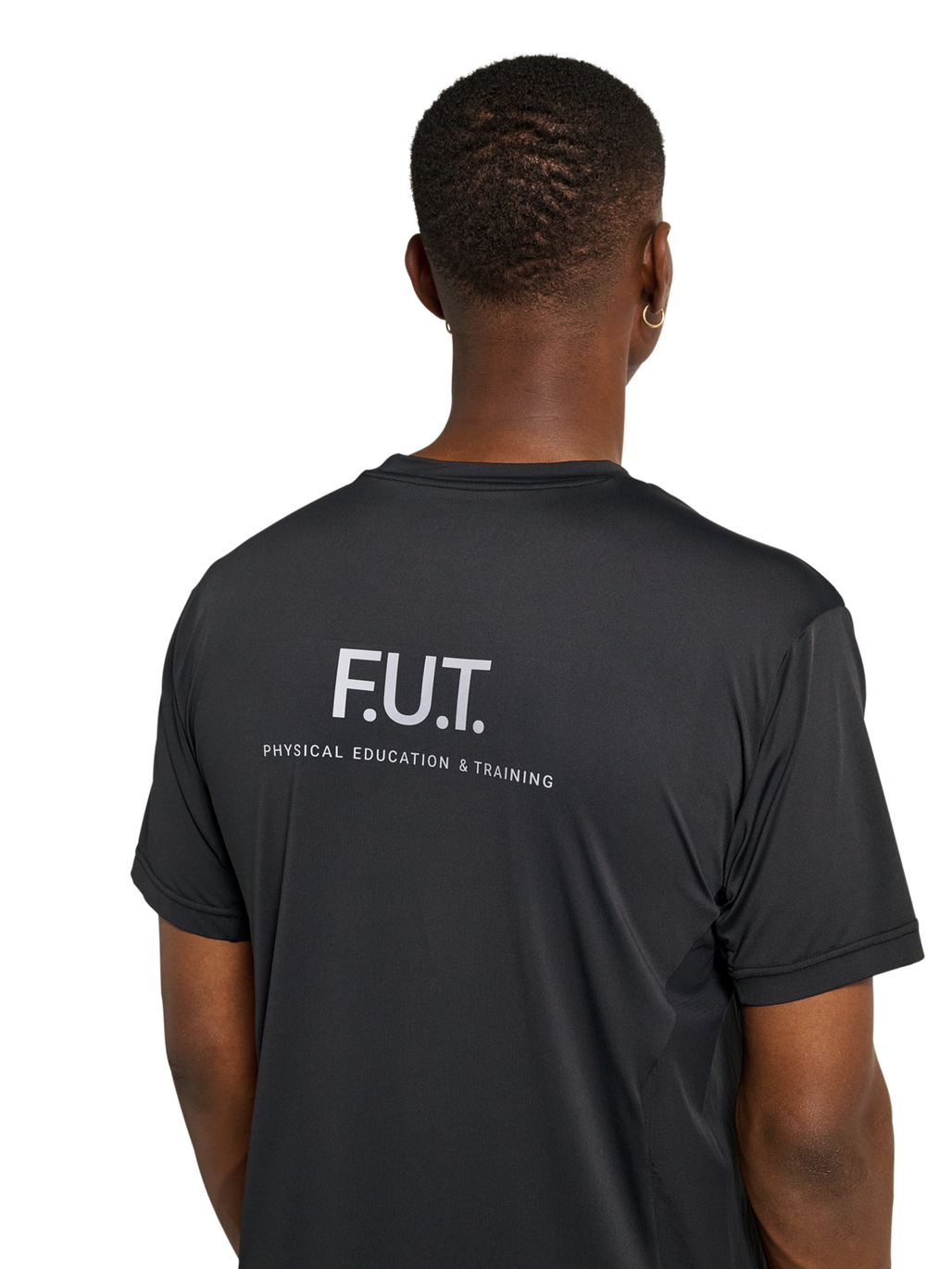 HALO SCOUT SS T-SHIRT, BLACK, model