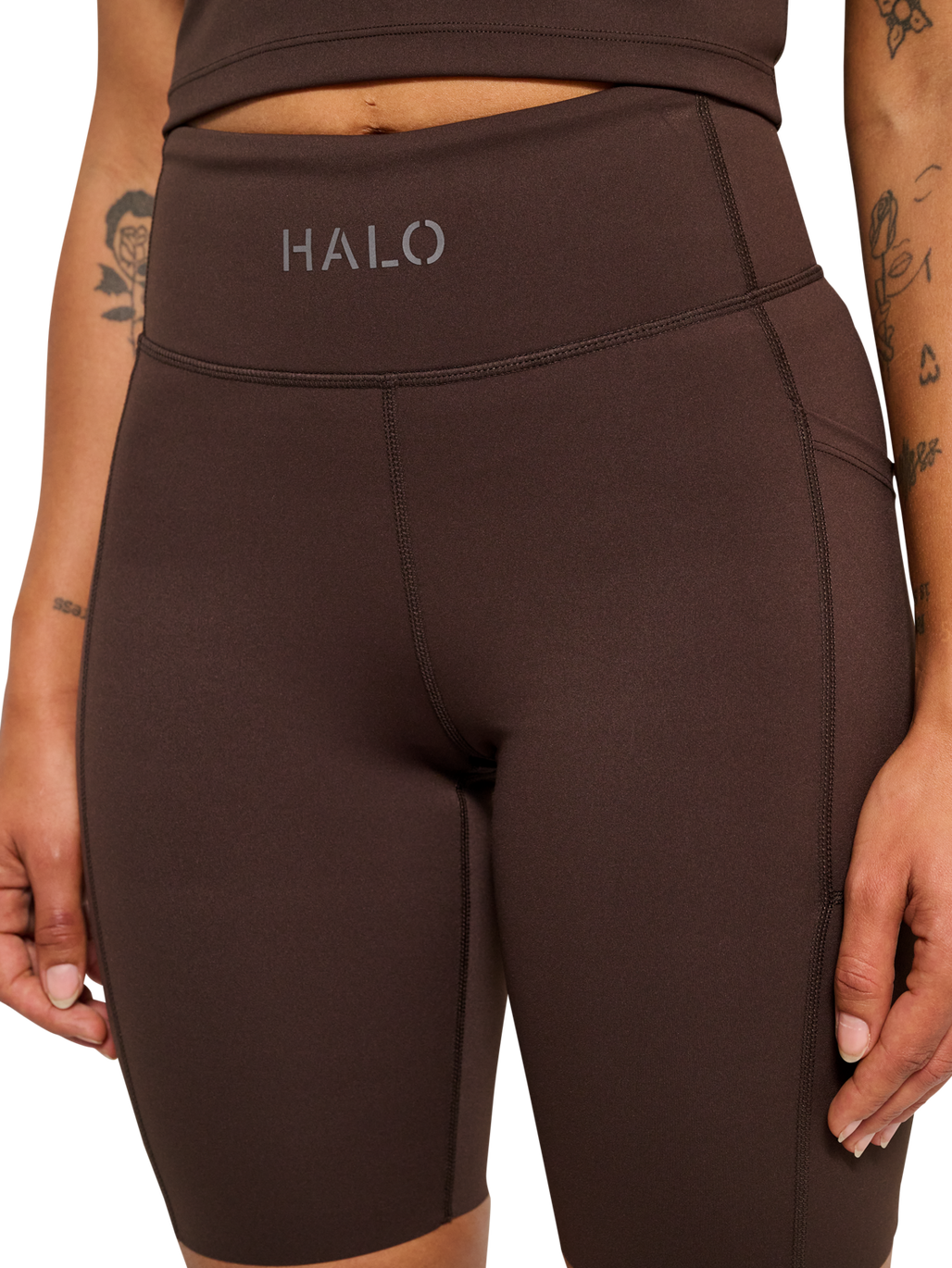 HALO WOMEN TRAINING SPRINTERS, CHOCOLATE TORTE, model