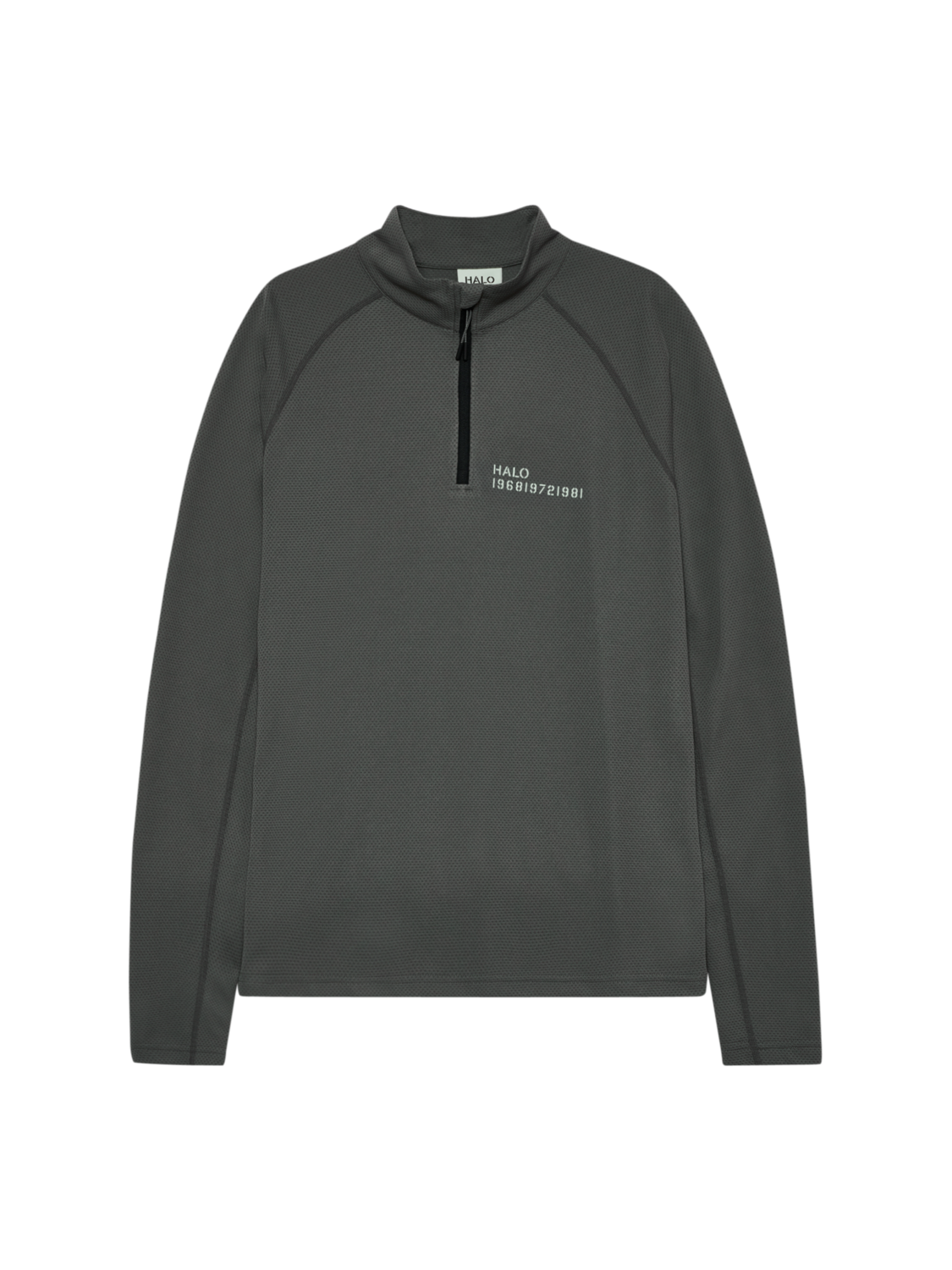 HALO SORONA HALF ZIP, GUNMETAL, packshot