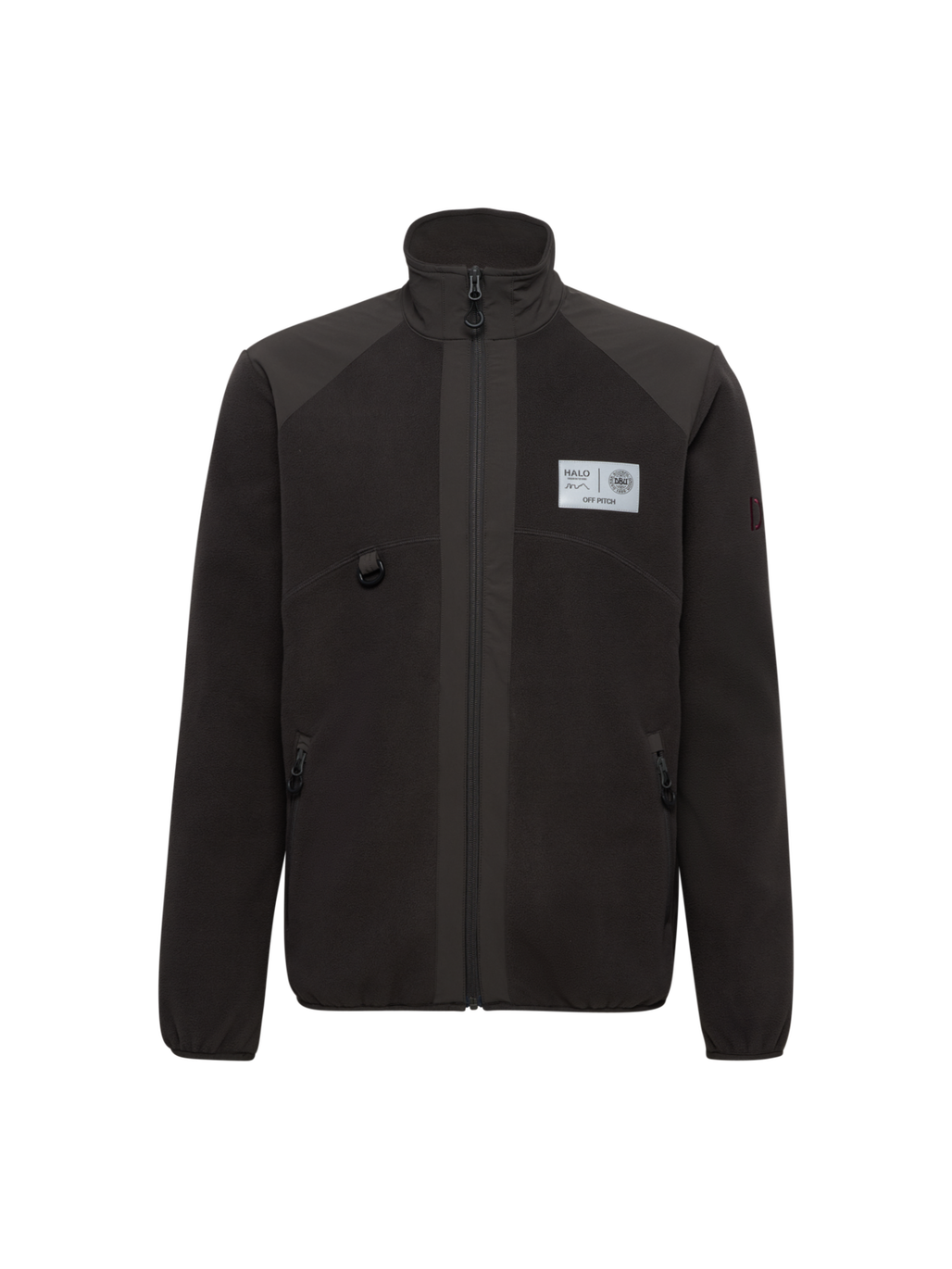 HALO DBU PANELED FLEECE JACKET, RAVEN, packshot