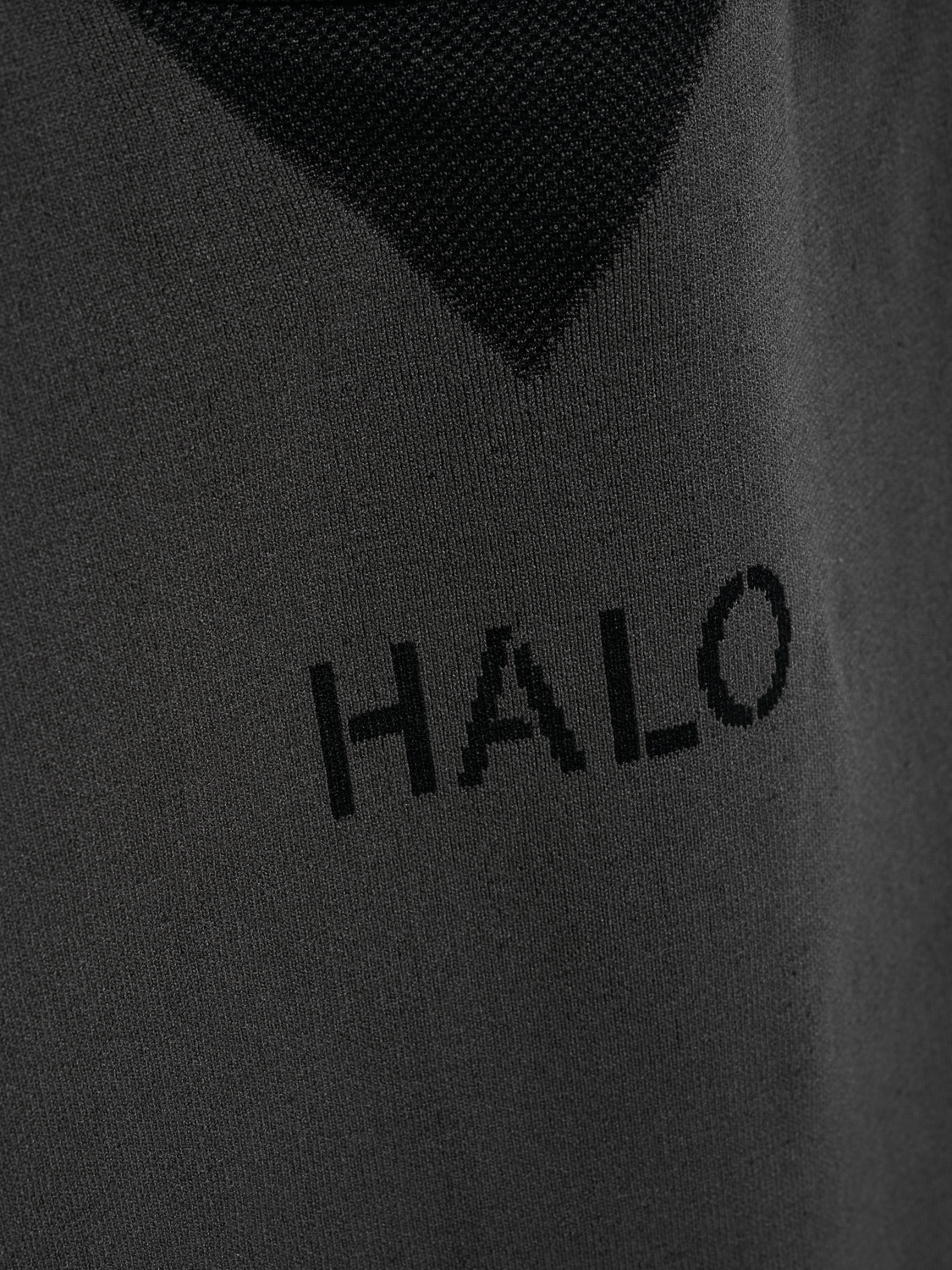 HALO WOMENS SEAMLESS TOP, BLACK, packshot