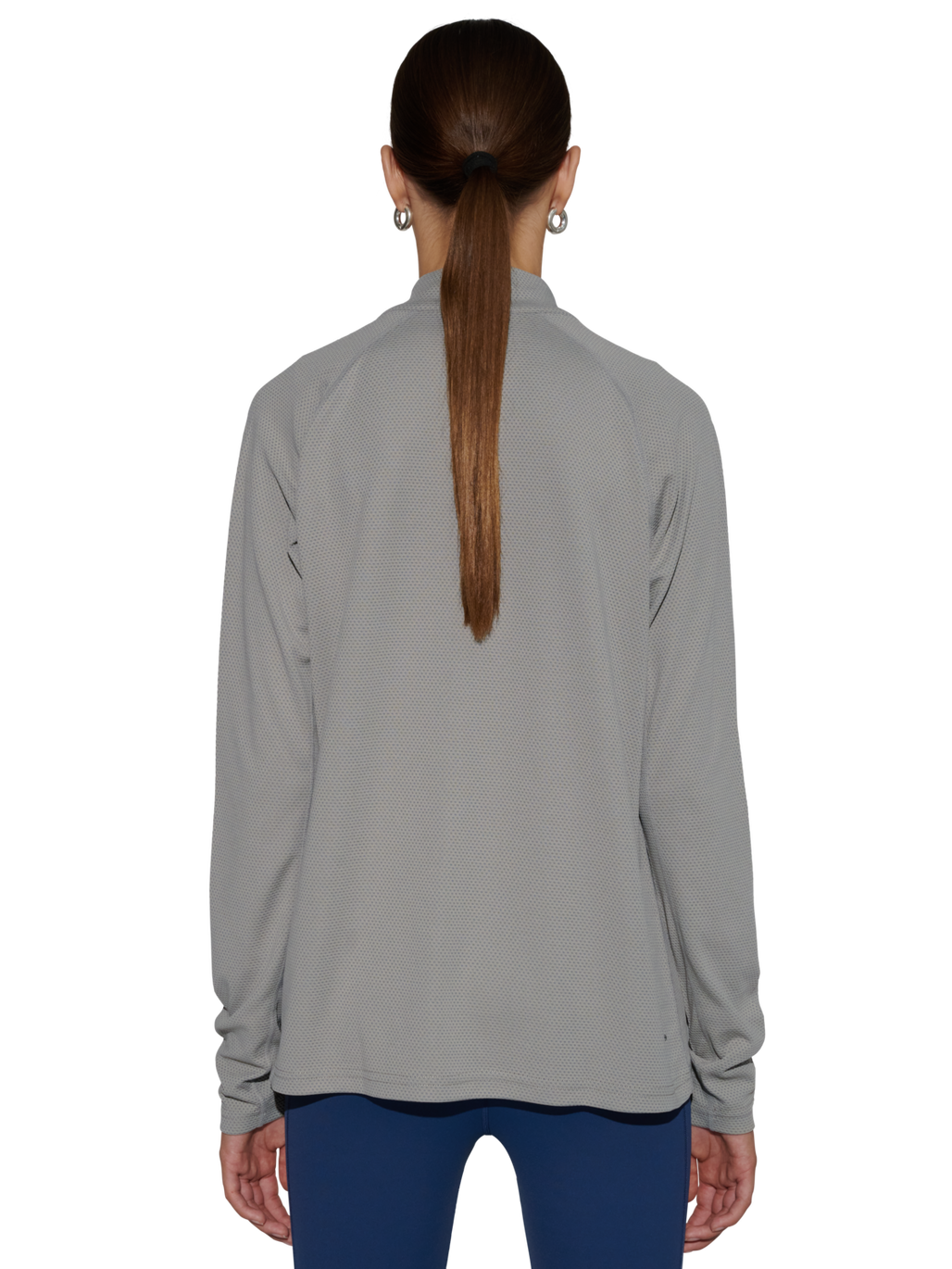 HALO SORONA HALF ZIP, MOURNING DOVE, model