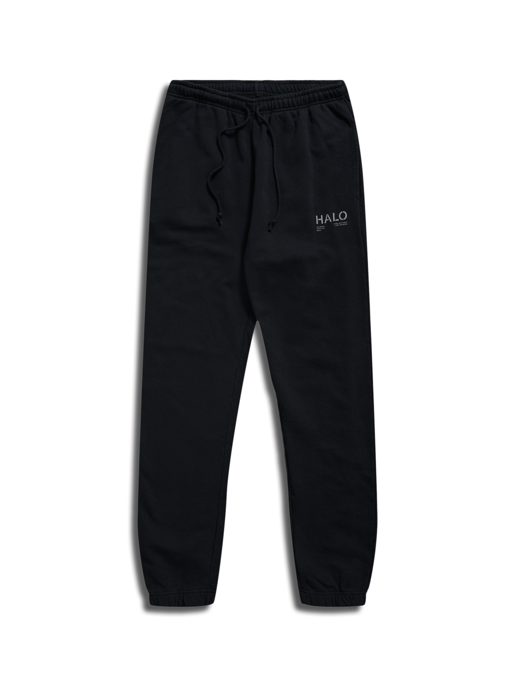 HALO HALO COTTON SWEATPANTS BLACK1