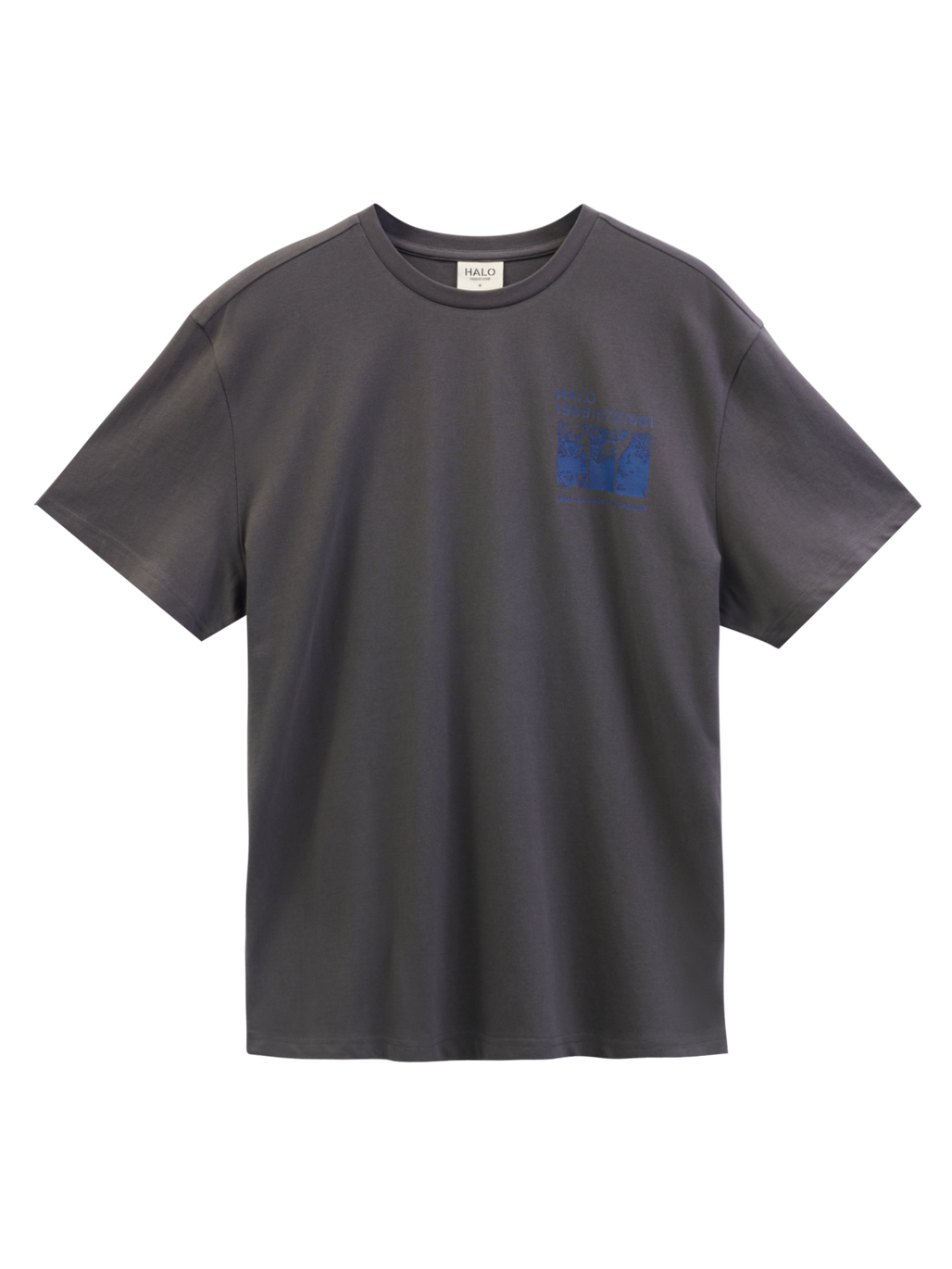 HALO MAP T-SHIRT, RAVEN, packshot