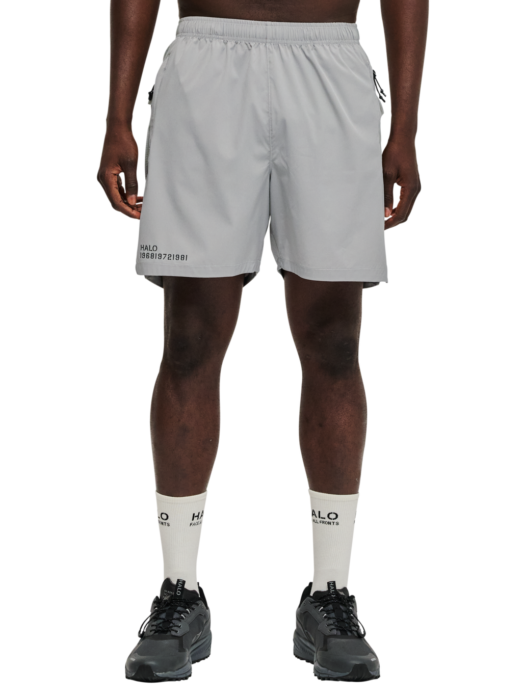 HALO SCOUT SHORTS, GRIFFIN, model