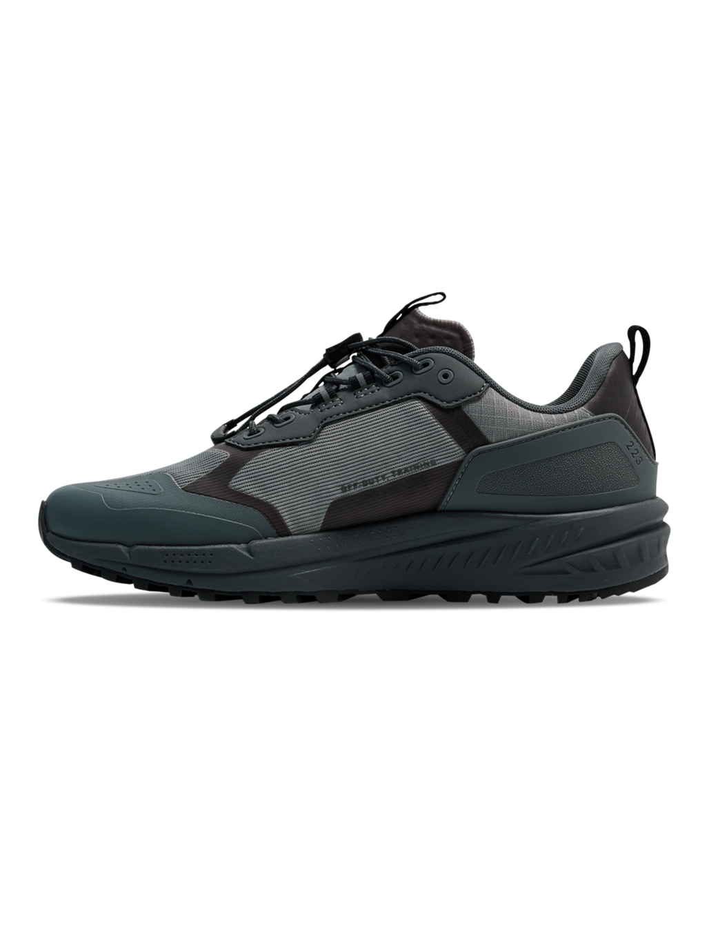 HALO TRAIL SNEAKER, SHARKSKIN/BLACK, packshot
