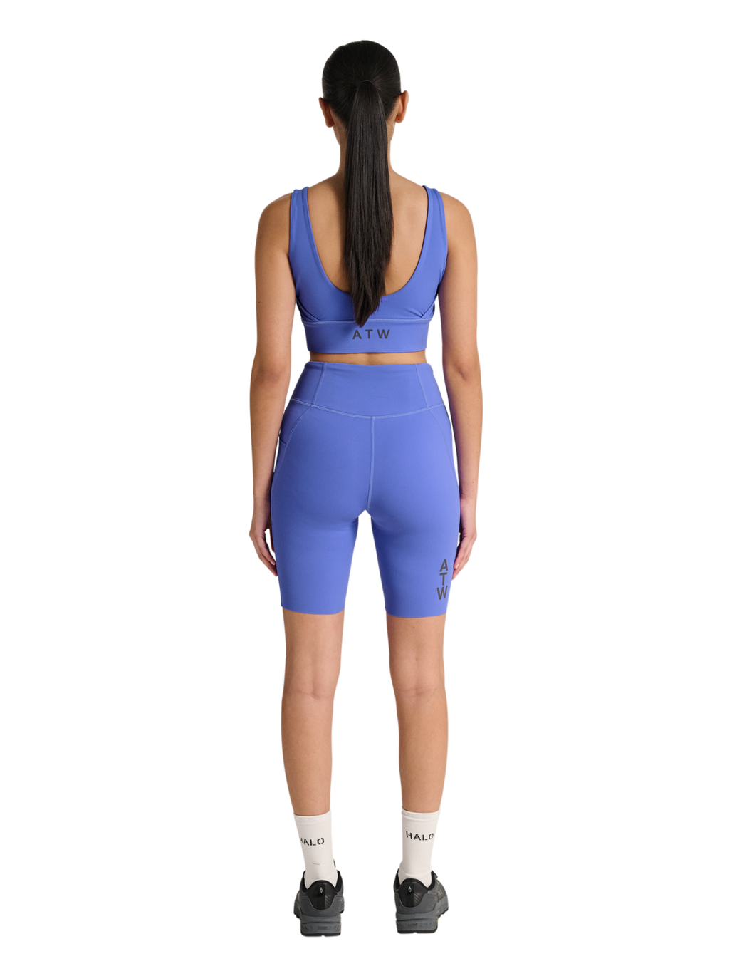 HALO WOMEN TRAINING SPRINTERS, BAJA BLUE, model