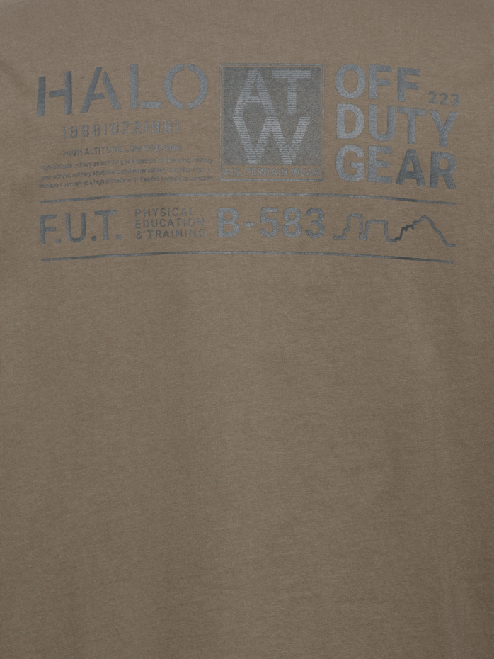 HALO GRAPHIC T-SHIRT 03, CHOCOLATE CHIP HALO GRAPHIC T-SHIRT 03, CHOCOLATE CHIP, packshot