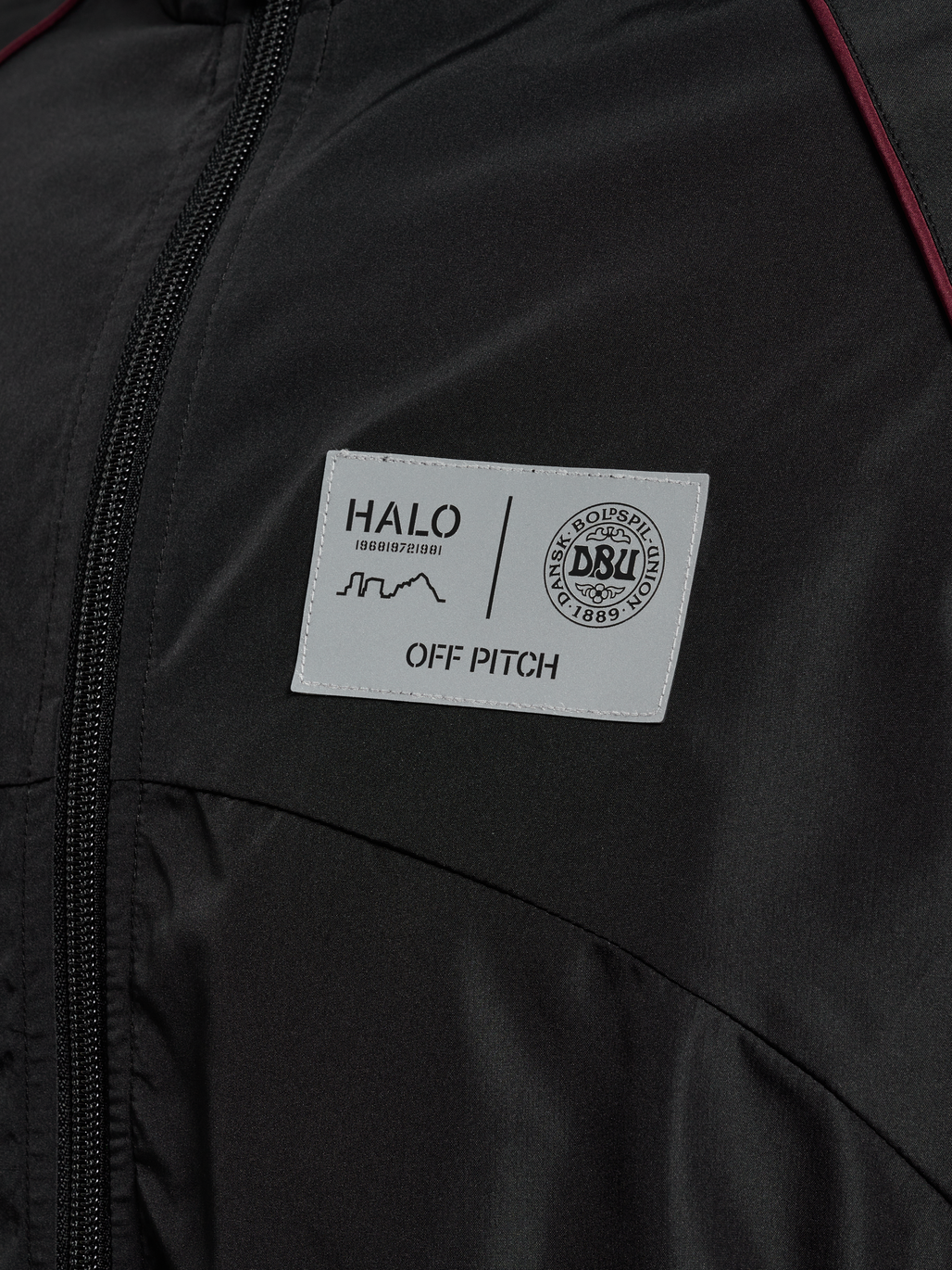 HALO DBU TRACKSUIT  JACKET, BLACK, packshot