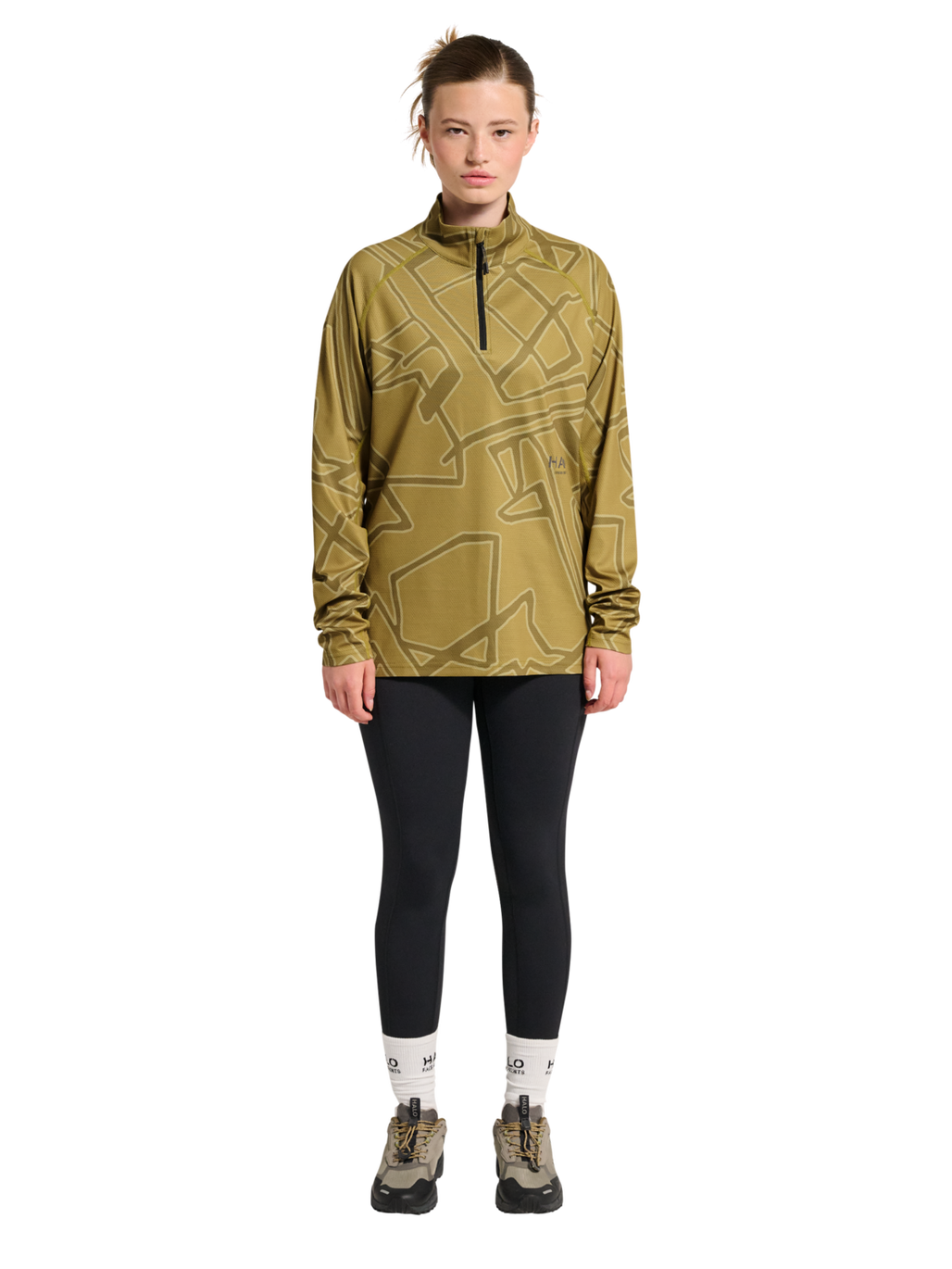 HALO SORONA HALF ZIP, SPONGE, model