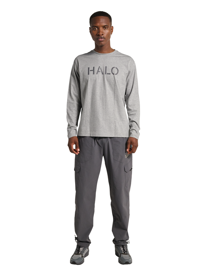 HALO UNIFORM LS, LIGHT GREY MELANGE, model