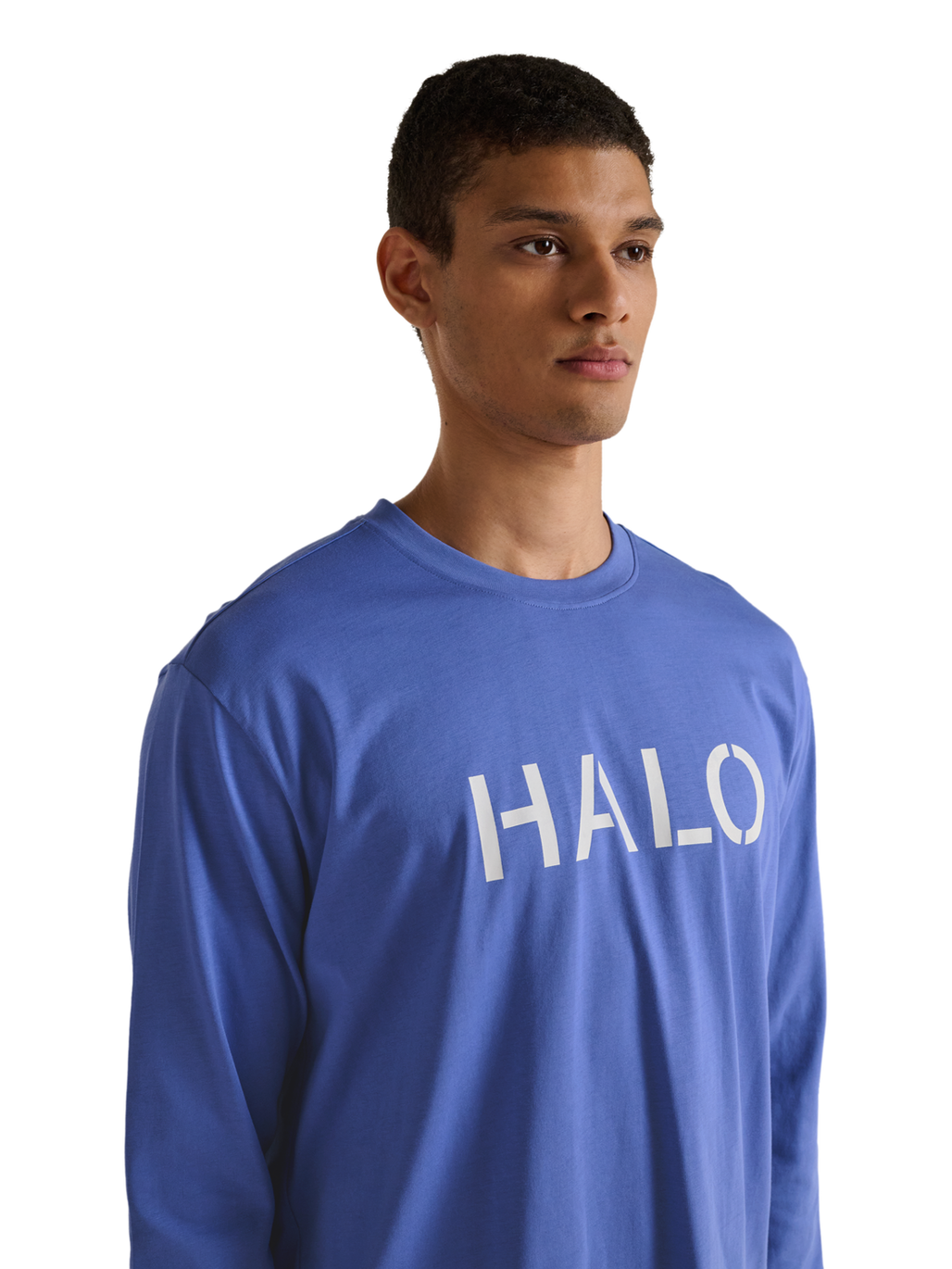 HALO UNIFORM LS, BAJA BLUE, model